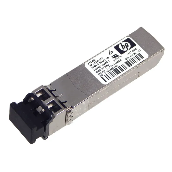 HP A7446BN | StorageWorks 4Gb/s 4GBase-SW Multi-Mode Fibre 850nm 100m Fibre Channel Duplex LC Connector SFP Transceiver Module Refurbished - Hewlett-Packard (ou HP en abrégé) refurbished available on Gotodirect