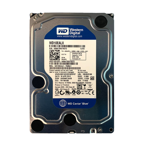 Western Digital WD10EALX-759BA1 | Caviar Blue 1TB 7200RPM SATA 6Gb/s 32MB Cache 3.5-Inch Hard Drive Refurbished - Western Digital refurbished available on Gotodirect