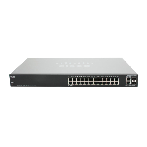 Cisco SLM2024T-NA-RF | 200 SG200-26P 24 x Ports 10/100/1000Base-T + 2 x Ports Combo SFP (mini-GIBIC) 1U Rack-Mountable Gigabit Ethernet Smart Network Switch Refurbished - Cisco Systems Inc. refurbished available on Gotodirect
