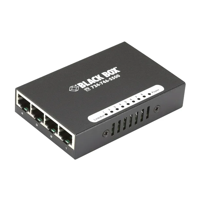 Black Box LBS008A | LBS005 Series 8 x Ports 10/100Base-T Layer 2 Fast Ethernet Network Switch Refurbished -  refurbished available on Gotodirect