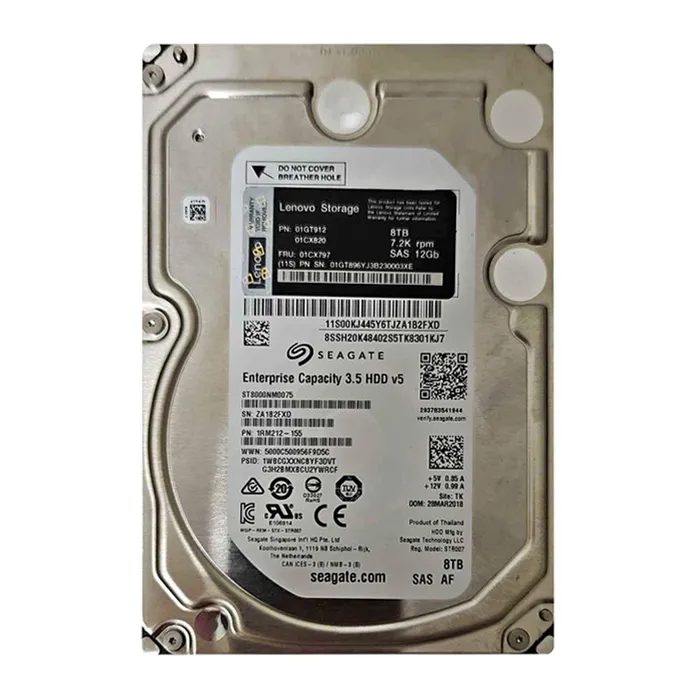 Lenovo 01CX820 | 8TB 7200RPM SAS 12Gb/s Hot-Swappable 3.5-Inch Hard Drive for System Storage D3284 Refurbished - Lenovo refurbished available on Gotodirect