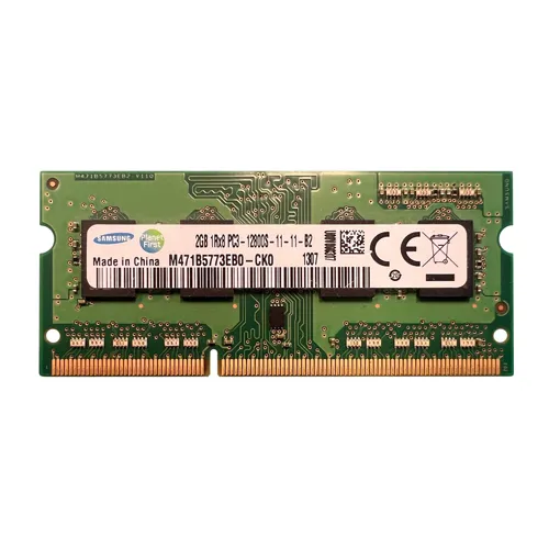 Samsung M471B5773EB0-CK0 | 2GB DDR3-1600MHz PC3-12800 Non-ECC Unbuffered SODIMM CL11 1Rx8 1.5V 204-Pin Memory Module Refurbished - Samsung refurbished available on Gotodirect