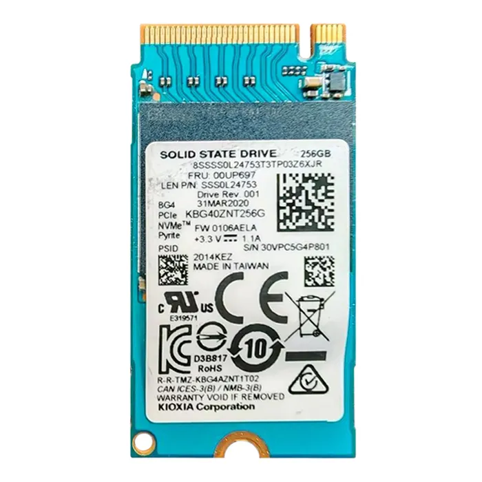 Lenovo 00UP697 | 256GB Triple-Level Cell PCI Express 3.0 x4 NVMe M.2 2242 Solid State Drive Refurbished - Lenovo refurbished available on Gotodirect