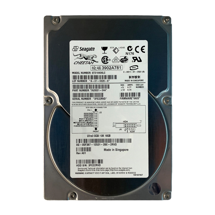 Dell 05F397 | 18GB 10000RPM Ultra160 SCSI Hot-Pluggable 4MB Cache 80-Pin 3.5-Inch Hard Drive Refurbished - Dell refurbished available on Gotodirect