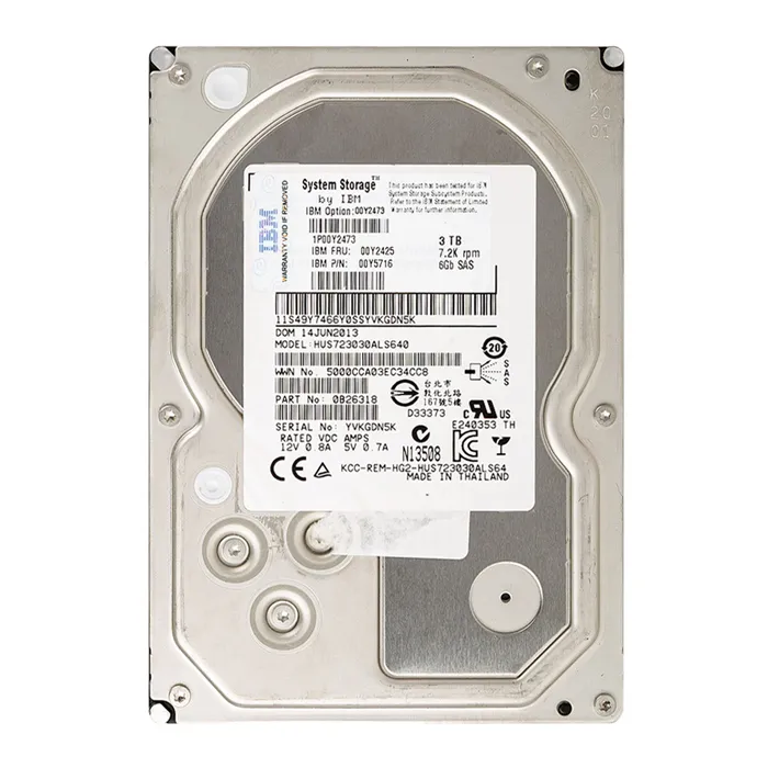 IBM 00Y2425 | 3TB 7200RPM SAS 6Gb/s Nearline 3.5-Inch Hard Drive Refurbished -  refurbished available on Gotodirect