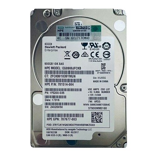 Buy HP 787677-003 | 900GB 10000RPM SAS 12Gb/s Hot-Pluggable Dual Port SFF 2.5-inch Hard Drive for MSA Storage Refurbished - $325.79 HP 787677-003 | 900GB 10000RPM SAS 12Gb/s Hot-Pluggable Dual Port SFF 2.5-inch Hard Drive for MSA Storage Refurbished - Hewlett-Packard (ou HP en abrégé) refurbished available on Gotodirect