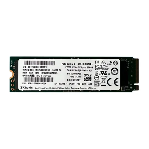 Dell XHFF7 | 256GB Multi-Level Cell PCI Express NVMe 3.0 x4 M.2 2280 Solid State Drive Refurbished - Dell refurbished available on Gotodirect
