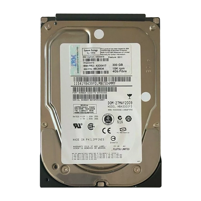 IBM 42D0417 | 300GB 15000RPM Fibre Channel 4Gb/s 16MB Cache 3.5-Inch Hard Drive for DS4200 Refurbished -  refurbished available on Gotodirect