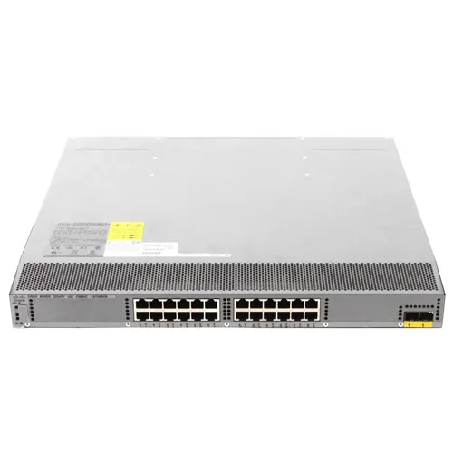 Cisco N2K-C2224TP-1GE | Nexus 2224TP Series 24 x RJ-45 Ports 100/1000Base-T + 2 x SFP+ Ports 10GE 1U Rack-mountable Fabric Extender Refurbished - Cisco Systems Inc. refurbished available on Gotodirect