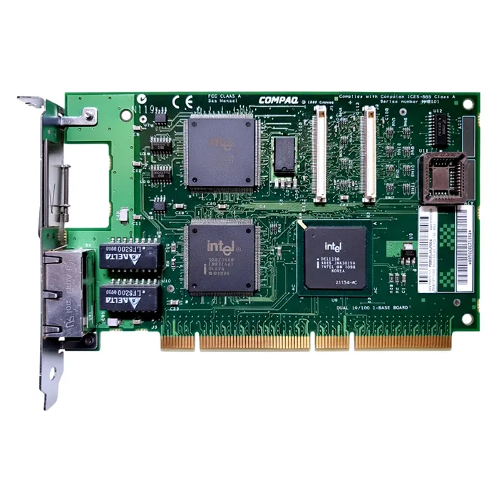 HP 010557-001 | 2-Ports 10/100Base-T Fast Ethernet Network Adapter Card Refurbished - Hewlett-Packard (ou HP en abrégé) refurbished available on Gotodirect