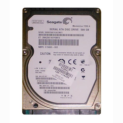 Buy HP 587911-001 | 500GB 7200RPM SATA 3Gb/s 16MB Cache 2.5-inch Hard Drive Refurbished - $309.07 HP 587911-001 | 500GB 7200RPM SATA 3Gb/s 16MB Cache 2.5-inch Hard Drive Refurbished - Hewlett-Packard (ou HP en abrégé) refurbished available on Gotodirect