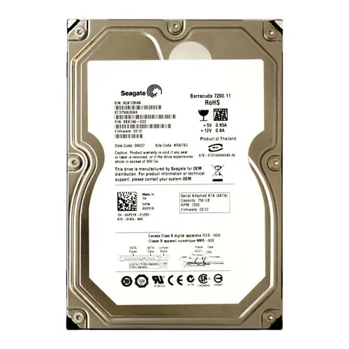 Dell GP218 | 750GB 7200RPM SATA 3Gb/s 16MB Cache 3.5-Inch Hard Drive Refurbished - Dell refurbished available on Gotodirect