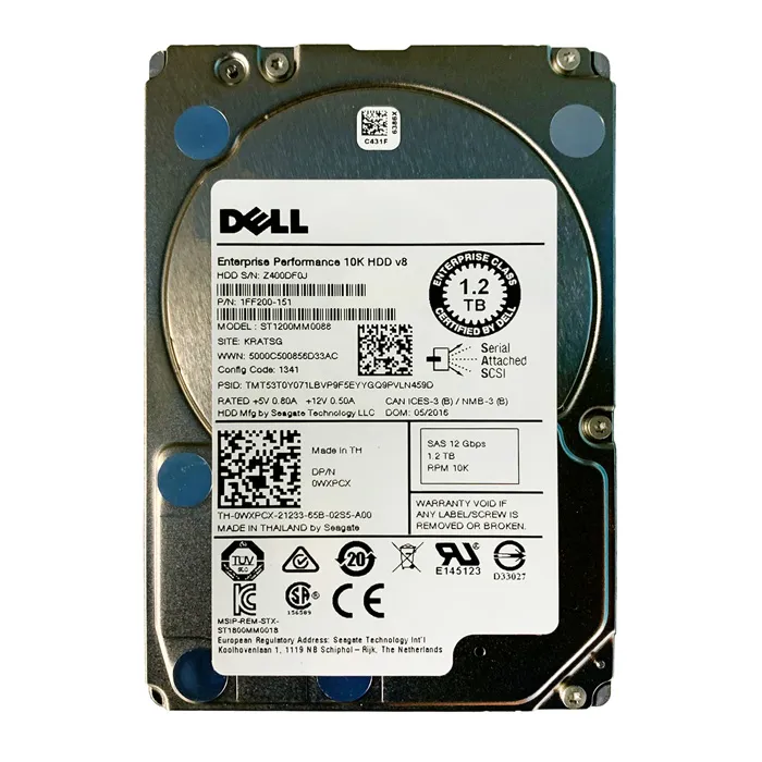 Supermicro HDD-2A1200-ST1200MM0088 | 1.2TB 10000RPM SAS 12Gb/s 128MB Cache (512n) 2.5-Inch Hard Drive Refurbished -  refurbished available on Gotodirect