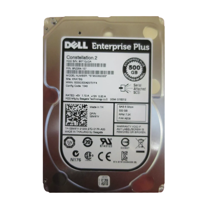 Seagate 9RZ264-157 | Constellation.2 500GB 7200RPM SAS 6Gb/s 64MB Cache (CE) 2.5-Inch Hard Drive Refurbished - Seagate refurbished available on Gotodirect