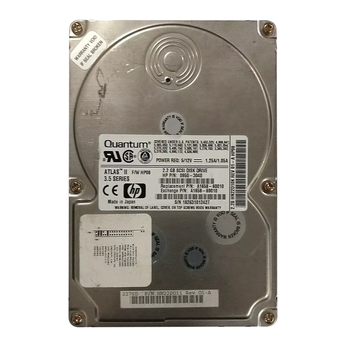 HP 0950-3040 | 2GB 7200RPM Ultra SCSI 512KB Cache 3.5-Inch Hard Drive Refurbished - Hewlett-Packard (ou HP en abrégé) refurbished available on Gotodirect