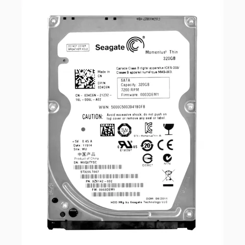 Dell 34C6N | 320GB 7200RPM SATA 3Gb/s 16MB Cache 2.5-Inch Hard drive Refurbished - Dell refurbished available on Gotodirect