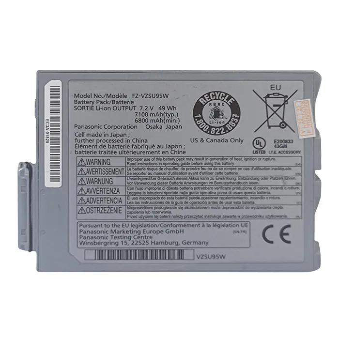 Panasonic FZ-VZSU95W | 49Wh 7.2V Tablet Battery Refurbished - Panasonic refurbished available on Gotodirect
