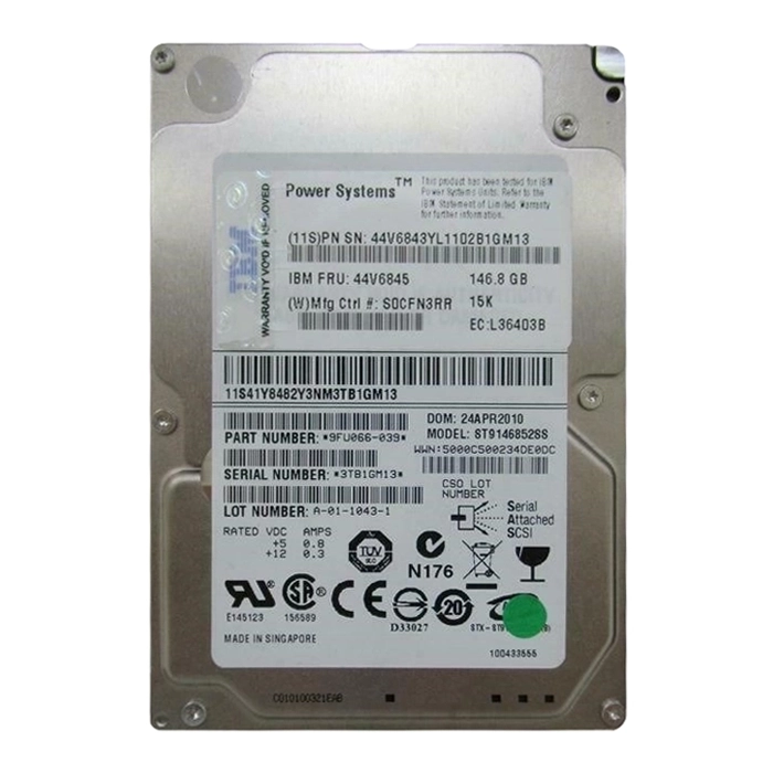 IBM 44V6845 | 146GB 15000RPM SAS SFF-1 2.5-Inch Hard Drive Refurbished -  refurbished available on Gotodirect