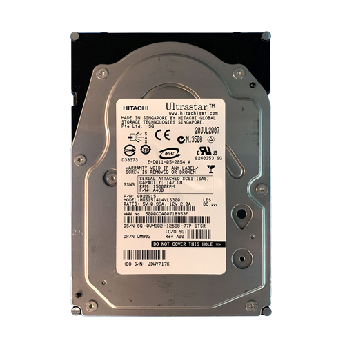 Dell 0UM902 | 146GB 15000RPM SAS 3Gb/s Hot-Pluggable Single Port 16MB Cache 3.5-Inch Hard Drive for PowerEdge Server Refurbished - Dell refurbished available on Gotodirect