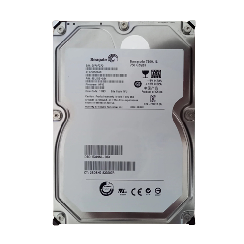 HP 534960-003 | 750GB 7200RPM SATA 3Gb/s 32MB Cache Hot-Swappable 3.5-inch Midline Hard Drive Refurbished - Hewlett-Packard (ou HP en abrégé) refurbished available on Gotodirect