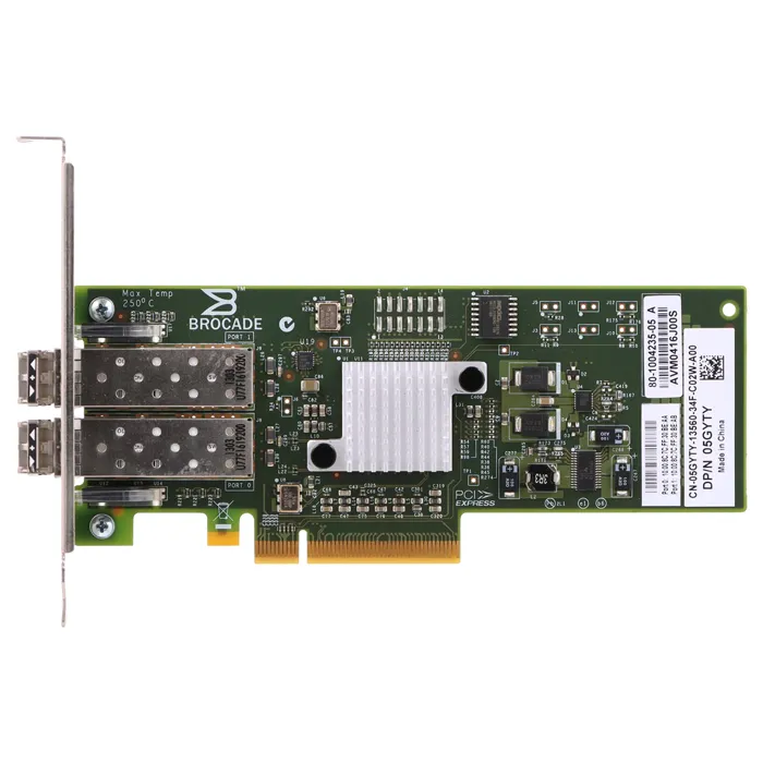 Dell 5GYTY | 825 Dual Port Fibre Channel 8Gb/s Full Height Host Bus Adapter Refurbished - Dell refurbished available on Gotodirect