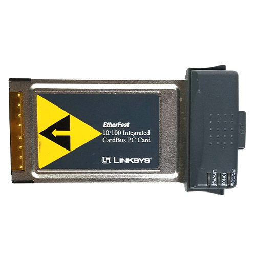 Linksys PCM200 | EtherFast 1 x RJ-45 Port 10/100Base-TX 32-Bit Integrated CardBus PC Card Refurbished - Linksys refurbished available on Gotodirect
