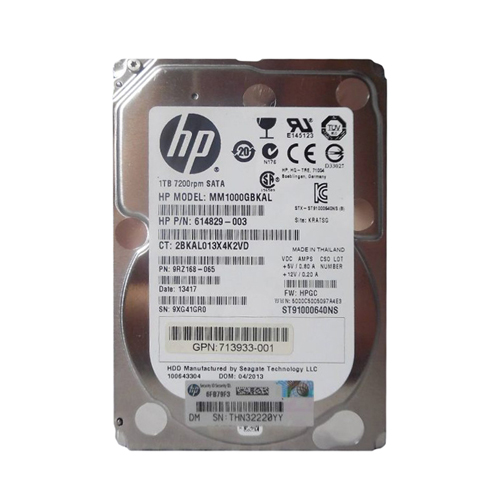 HP 713933-001 | 1TB 7200RPM SATA 6Gb/s 3.5-Inch Hard Drive Refurbished - Hewlett-Packard (ou HP en abrégé) refurbished available on Gotodirect