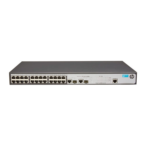 HP JG539A#ABA | OfficeConnect 1910 Series 1910-24-PoE+ 24 x RJ-45 PoE+ 10/100Base-TX and 2 Combo x SFP (mini-GBIC) Ports Layer 3 Managed Fast Ethernet Network Switch Refurbished - Hewlett-Packard (ou HP en abrégé) refurbished available on Gotodirect