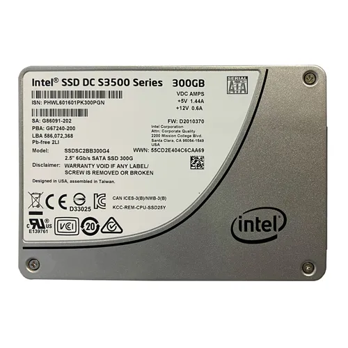 Intel SSDSC2BB300G401 | DC S3500 300GB Multi-Level Cell SATA 6Gb/s 2.5-Inch Solid State Drive Refurbished - Intel refurbished available on Gotodirect