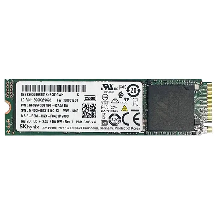Hynix HFS256GD9TNG-62A0A | PC401 Series 256GB Triple-Level Cell PCI Express 3.0 x4 NVMe M.2 2280 Solid State Drive Refurbished -  refurbished available on Gotodirect