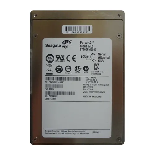 Seagate ST200FM0002 | Pulsar.2 Series 200GB Multi-Level Cell SAS 6Gb/s 2.5-Inch Solid State Drive Refurbished - Seagate refurbished available on Gotodirect