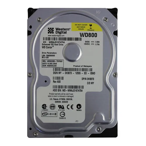 Dell H3873 | 80GB 7200RPM ATA-100 2MB Cache 3.5-Inch Hard Drive Refurbished - Dell refurbished available on Gotodirect
