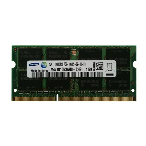 Samsung M471B1G73AH0-CH9 | 8GB DDR3-1333MHz PC3-10600 Non-ECC Unbuffered SODIMM CL9 2Rx8 1.5V 204-Pin Memory Module Refurbished - Samsung refurbished available on Gotodirect