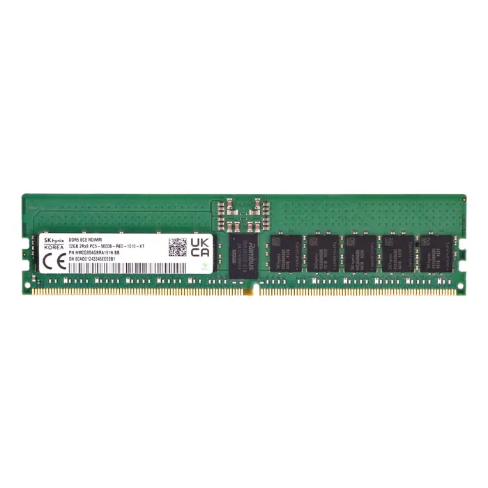 Hynix HMCG88AGBRA191NBB | 32GB DDR5-5600MHz ECC Registered CL46 288-Pin RDIMM 1.1V 2Rx8 Memory Module Refurbished -  refurbished available on Gotodirect