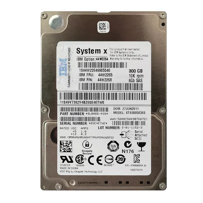 IBM 44W2264 | 300GB 10000RPM SAS 6Gb/s 2.5-inch Hard Drive Refurbished -  refurbished available on Gotodirect