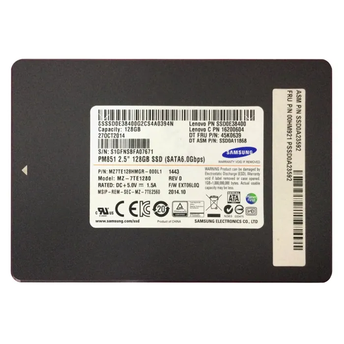Lenovo 00HM921 | 128GB MLC SATA 6GB/s 2.5-Inch Internal Solid State Drive Refurbished - Lenovo refurbished available on Gotodirect