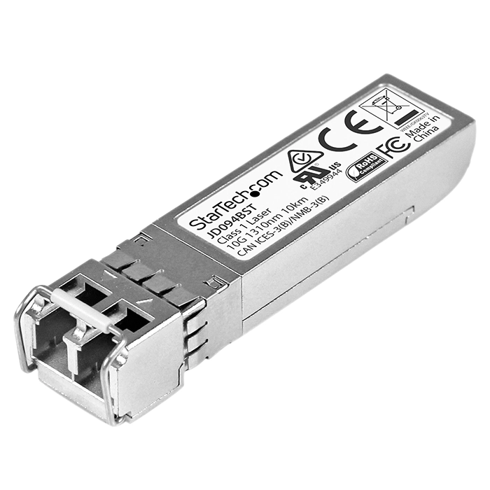 StarTech JD094BST | 10Gb/s 10GBase-LR Single-mode Fiber 10km 1310nm LC Connector SFP+ Transceiver Module for HP Compatible Refurbished - StarTech.com (standardized as per the brand's official website refurbished available on Gotodirect