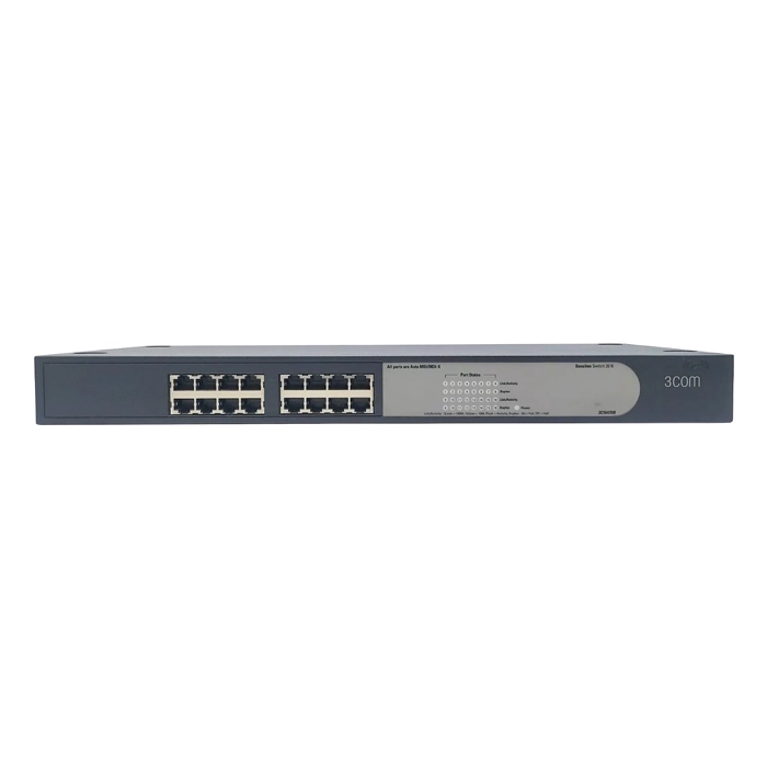 3Com 3C16470B | Baseline 2016 16 x RJ-45 Ports 10/100Base-T Unmanaged Fast Ethernet Switch Refurbished -  refurbished available on Gotodirect
