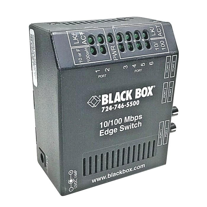 Black Box LBH240A-ST | LBH240 Series 10/100Base-T Fast Ethernet Hardened Temperature Switch Refurbished -  refurbished available on Gotodirect