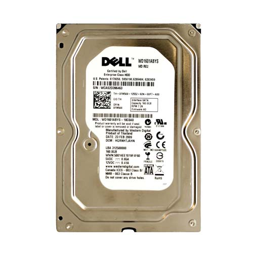 Western Digital WD1601ABYS-18C0A0 | RE2 160GB 7200RPM SATA 3Gb/s 16MB Cache (RoHS) 3.5-Inch Enterprise Hard Drive Refurbished - Western Digital refurbished available on Gotodirect