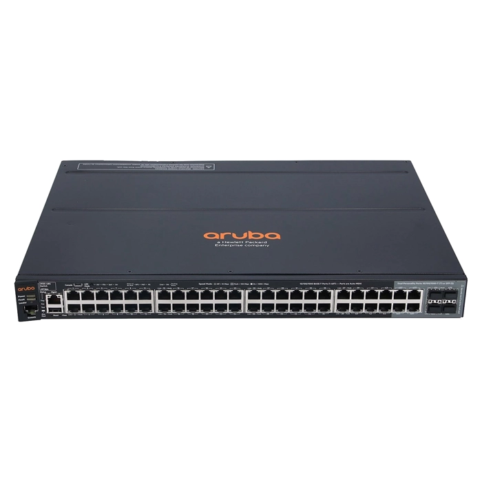 HP J9728-61001 | Aruba 2920 Series 2920-48G 44 x RJ-45 10/100/1000Base-T and 4 x Dual Personality SFP Ports + 2 x Expansion Module Layer 3 Managed Stackable Gigabit Ethernet Network Switch Refurbished - Hewlett-Packard (ou HP en abrégé) refurbished available on Gotodirect