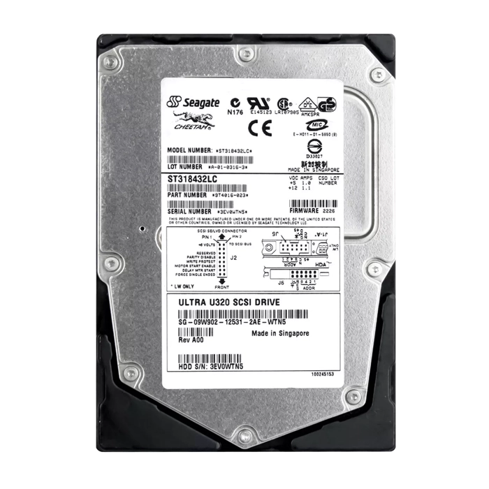 Seagate 9T4016-023 | 18GB 15000RPM Ultra 320 SCSI 3.5-Inch 8MB Cache Cheetah Hard Drive Refurbished - Seagate refurbished available on Gotodirect