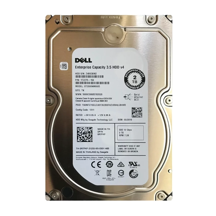 Seagate ST2000NM0005 | Enterprise Capacity V.4 Series 2TB 7200RPM SAS 12Gb/s 128MB Cache (512e) 3.5-Inch Hard Drive Refurbished - Seagate refurbished available on Gotodirect