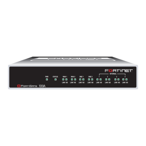 Fortinet FG-100A | FortiGate 100A 4 x Ports 10/100Base-TX + 2 x Ports DMZ Security Firewall Appliance Refurbished - Fortinet refurbished available on Gotodirect