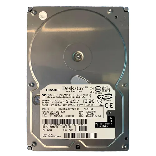 Dell 01M773 | 20GB 7200RPM ATA-100 2MB Cache 3.5-Inch Hard Drive Refurbished - Dell refurbished available on Gotodirect