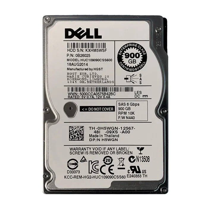 HGST 0B26025 | Ultrastar C10K900 Series 900GB 10000RPM SAS 6Gb/s 64MB Cache 512e LFF 2.5-inch Hard Drive Refurbished - HGST (a subsidiary of Western Digital) refurbished available on Gotodirect