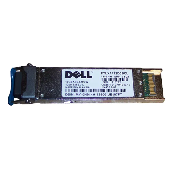Dell 0H914H | 10Gb/s 10GBase-LR/LW Single-Mode Fibre 1310nm 10km LC Connector XFP Transceiver Module Refurbished - Dell refurbished available on Gotodirect
