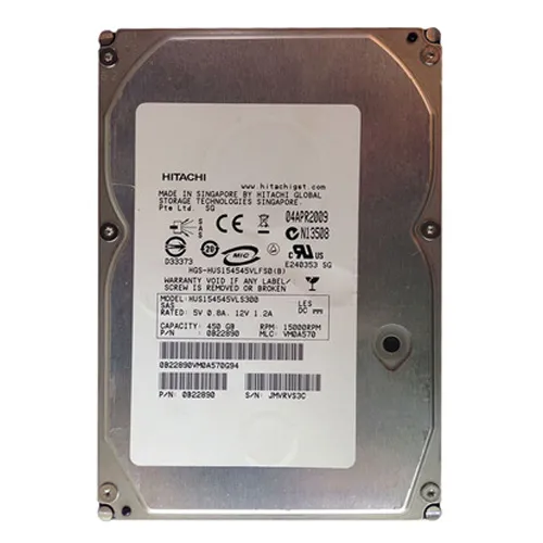 Hitachi 0B22890 | Ultrastar 15K450 Series 450GB 15000RPM SAS 3Gb/s 16MB Cache 3.5-Inch Hard Drive Refurbished -  refurbished available on Gotodirect