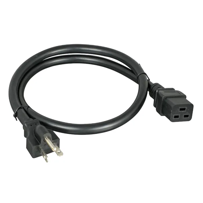 Monoprice 40085 | Heavy Duty Power Cord NEMA 6-20P to IEC 60320 C19 12AWG 20A/5000W SJT 250V Black 3ft Refurbished -  refurbished available on Gotodirect