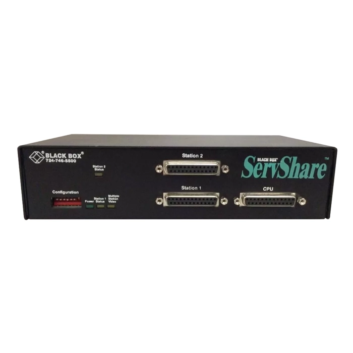 Buy Black Box KV752A | ServShare CPU Sharing 2 X 1 Switch Refurbished - $267.11 Black Box KV752A | ServShare CPU Sharing 2 X 1 Switch Refurbished - refurbished available on Gotodirect